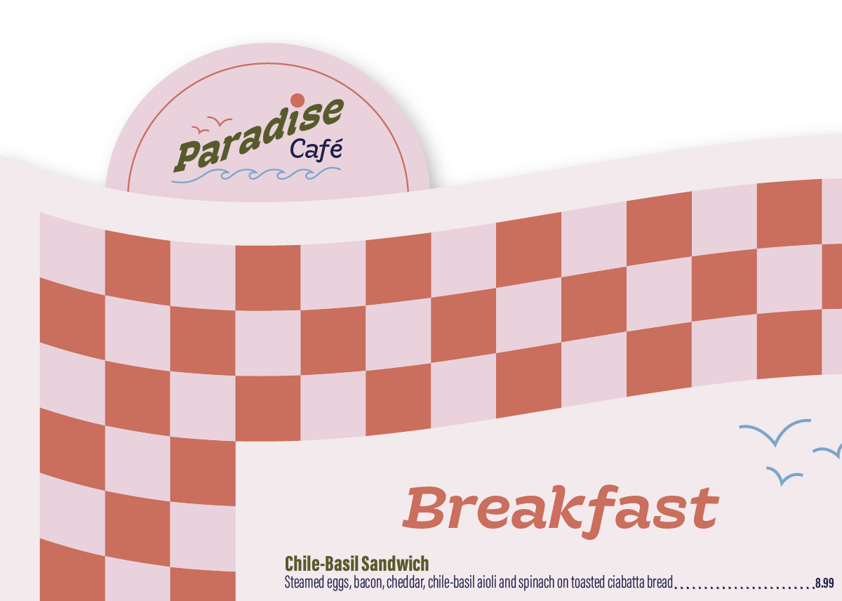 Paradise Cafe Branding